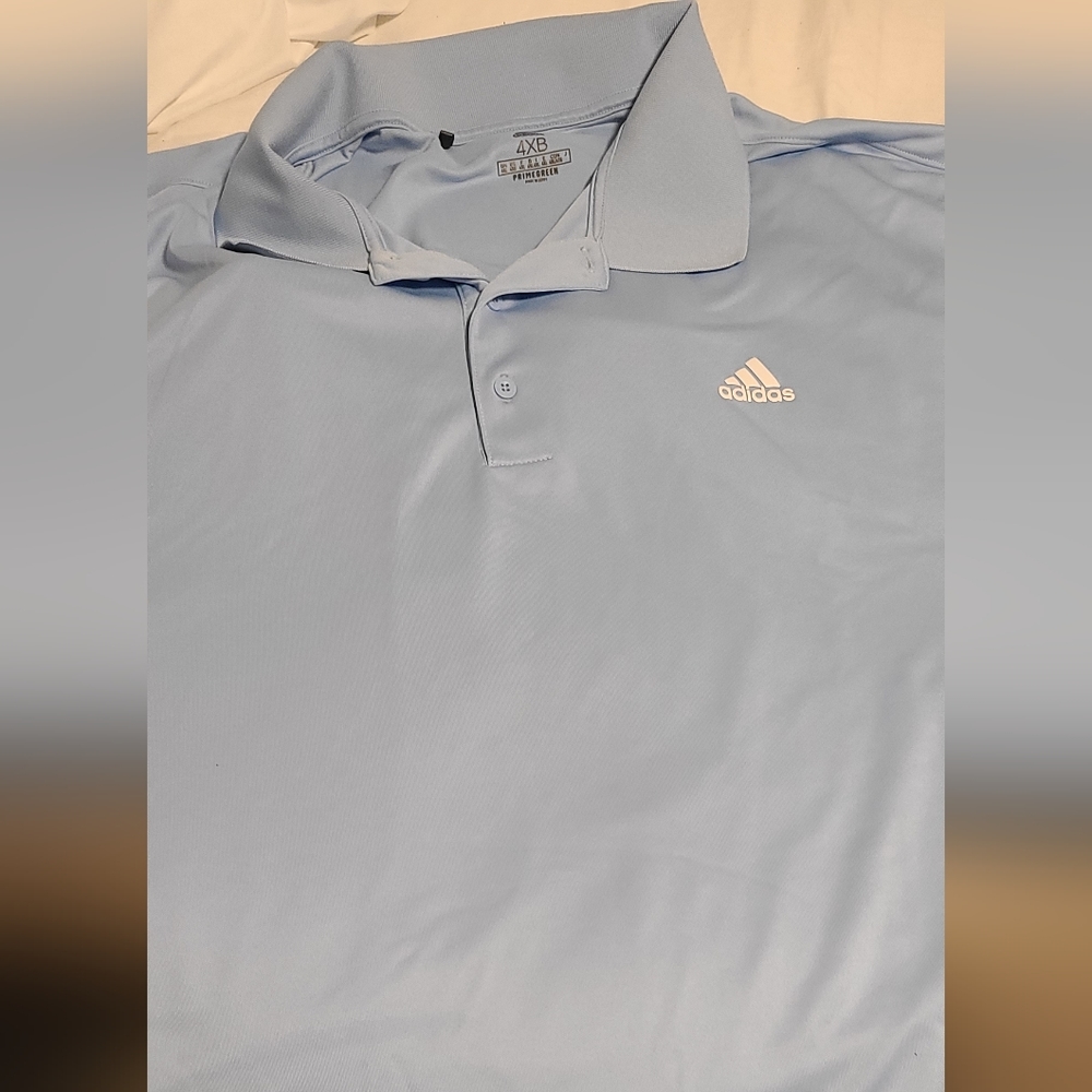 Adidas 4XB Blue golf shirt (polo)